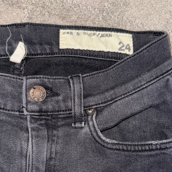 rag & bone Black Skinny Jeans - Picture 2 of 3